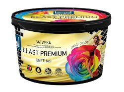 Затирка Бергауф Elast Premium с водоотталкивающим и противогрибковым эффектом цветная, 2кг